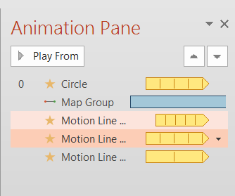 14.2: Your Animation Pane might look something like this. 